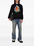 Givenchy psychedelic boxy fit hoodie in fleece