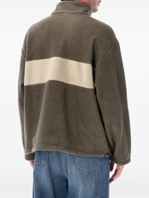 adidas logo-print fleece sweater