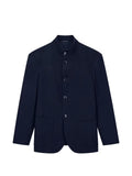 Giorgio Armani mandarin-collar wool blazer