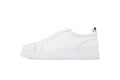 Christian Louboutin Louis Junior Spikes Flat Calf White
