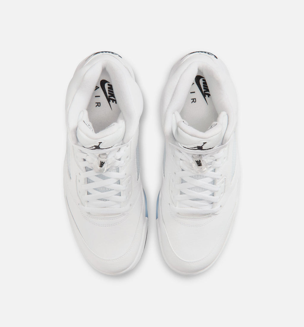 Air Jordan 5 Retro OG White Metallic Men's Sneakers