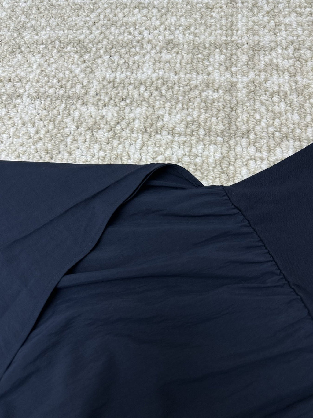Ralph Lauren Short-Sleeve Faux-Wrap Tie Midi Dress